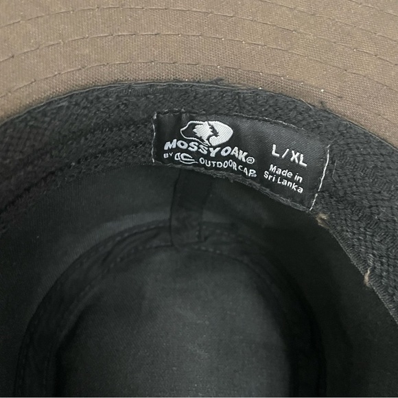 Unisex Mossy Oak Structured Wide Brim Aussie, Brown, Large/Extra Large - Picture 6 of 8